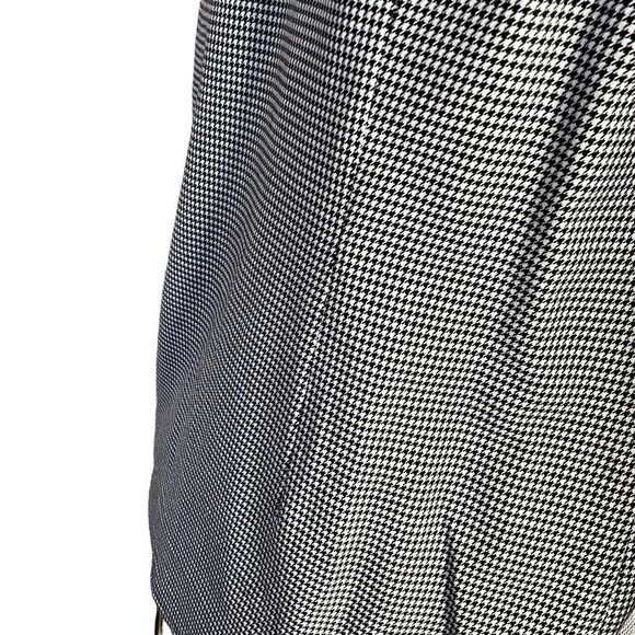 PENDELTON Woman's Shirt Size 6 Black and White Long Sleeve Pleated Front - Picture 7 of 16